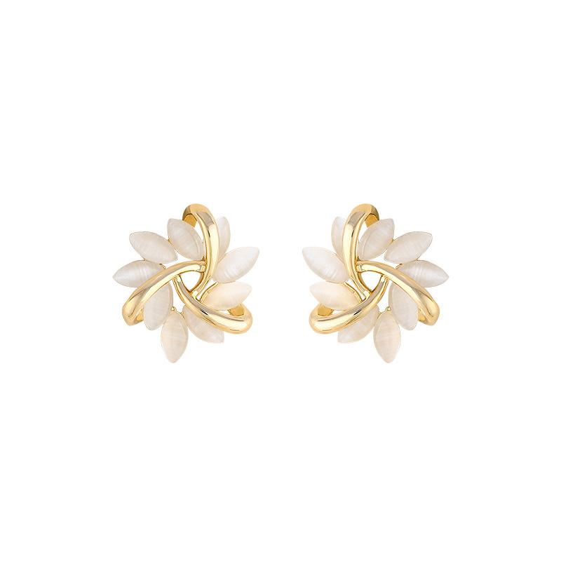 Golden Flower Earrings