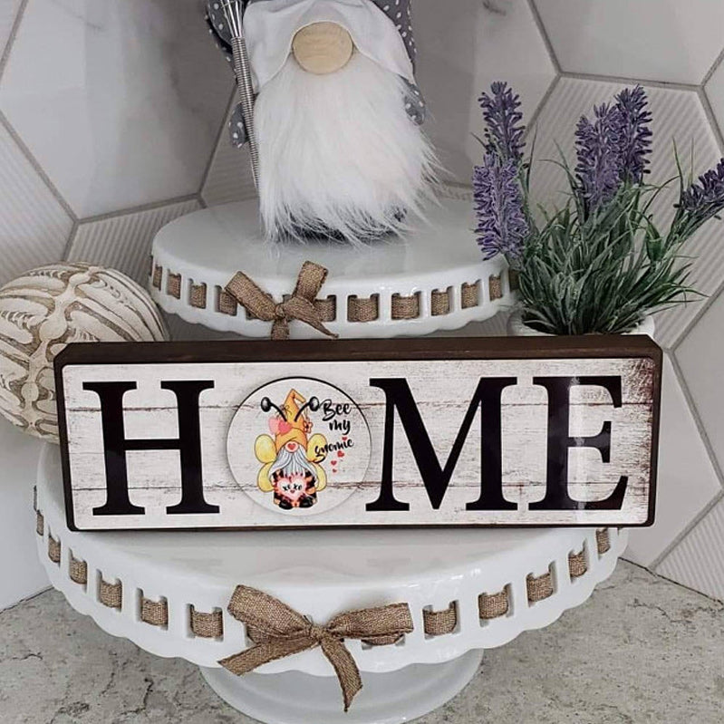 Home Sign with 12 interchangeable pieces