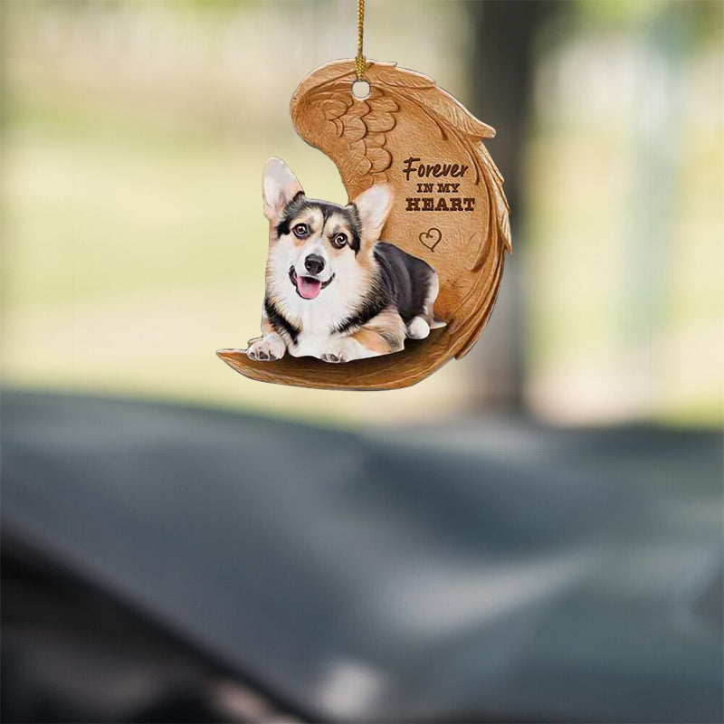 "Forever in my heart" hanging ornament-2D effect