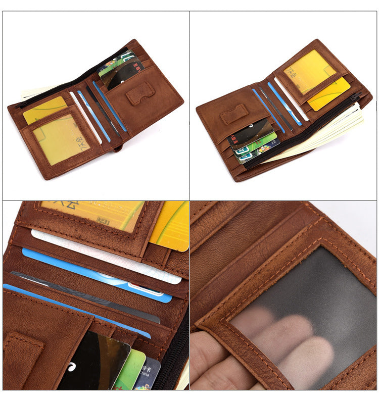 RFID Vintage Leather Wallet