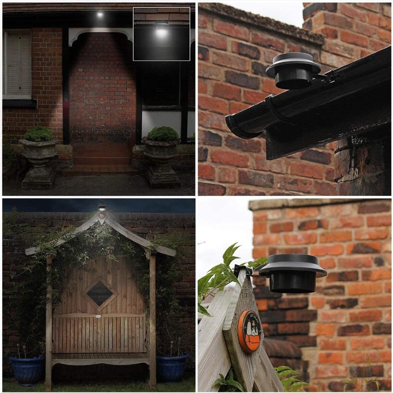 Solar powered gutter lights(2PC)