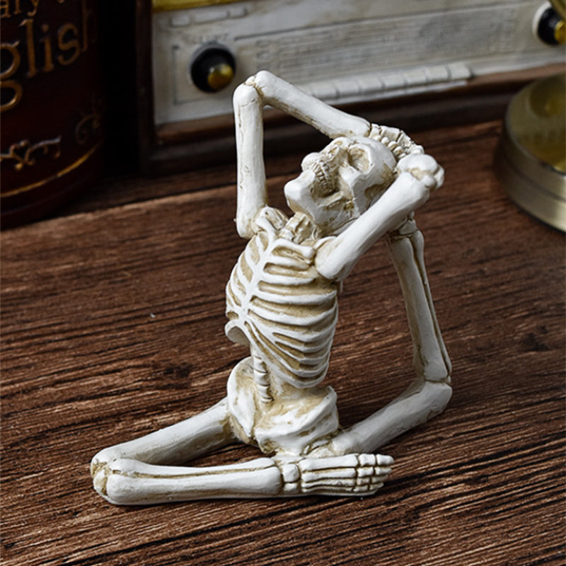 Unique Yoga Skull Statue