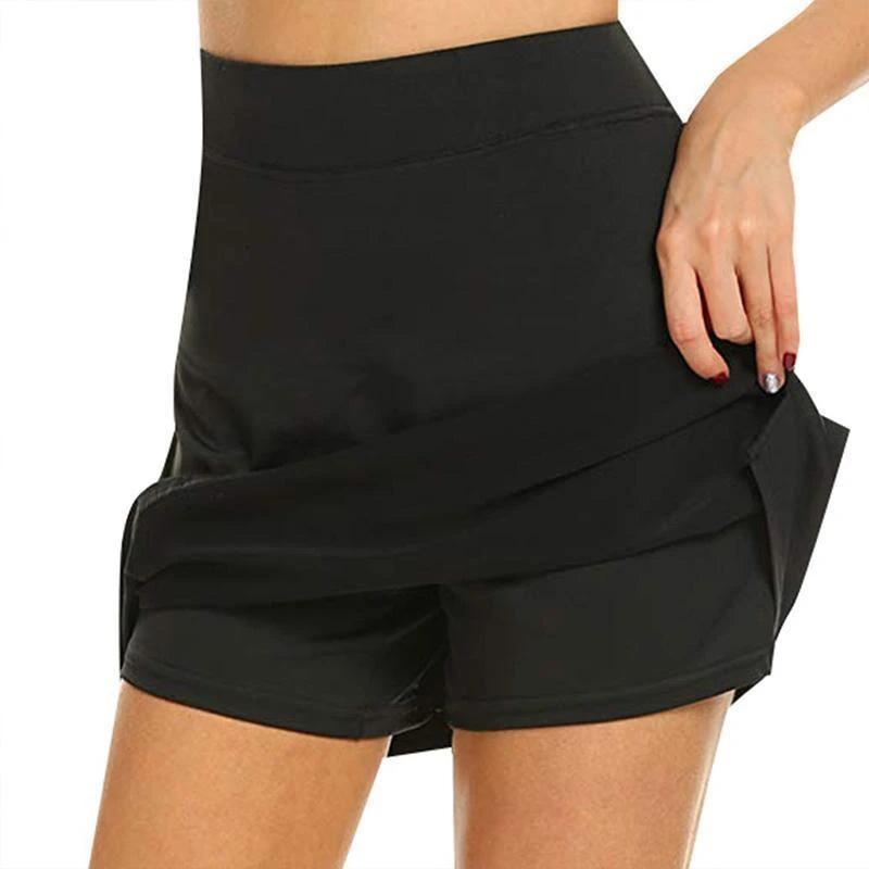 Sport Yoga Workout Skirts with Pockets