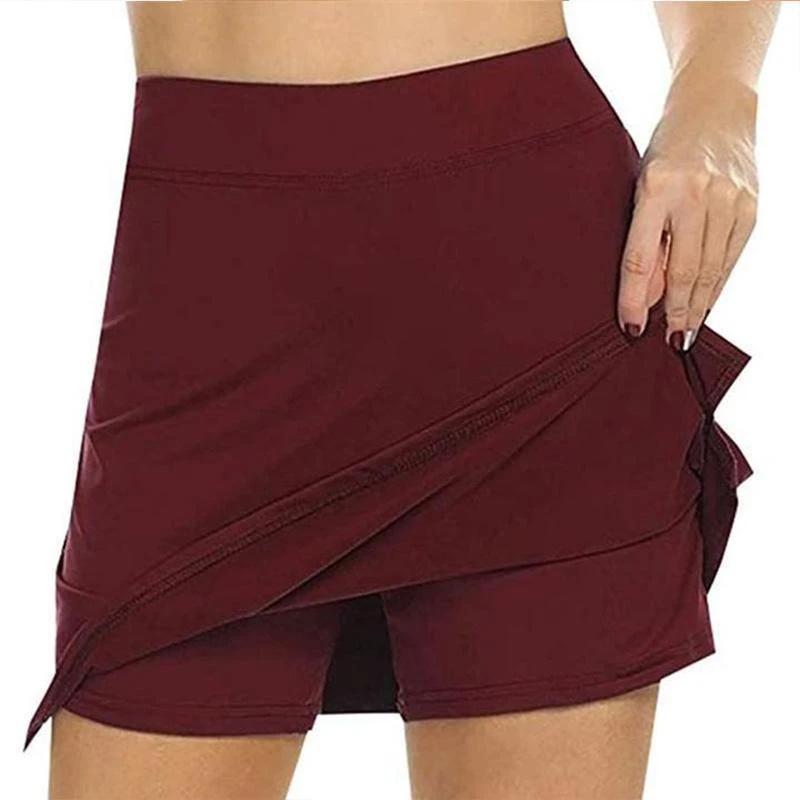 Sport Yoga Workout Skirts with Pockets