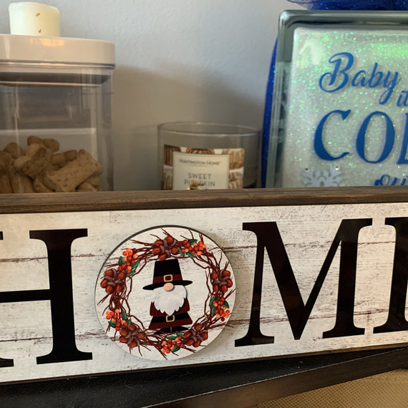 Home Sign with 12 interchangeable pieces