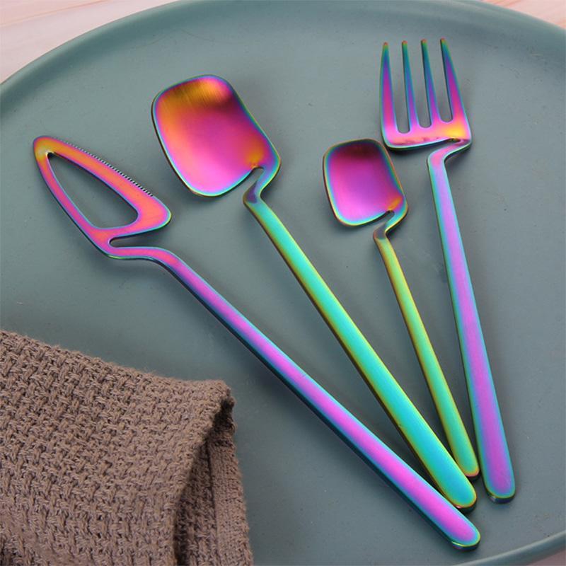 Stainless Steel Tableware Fork Spoon Set