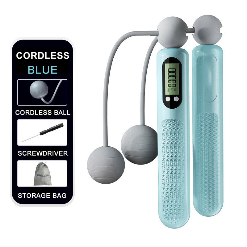 Smart Cordless Jump Rope with LCD Screen