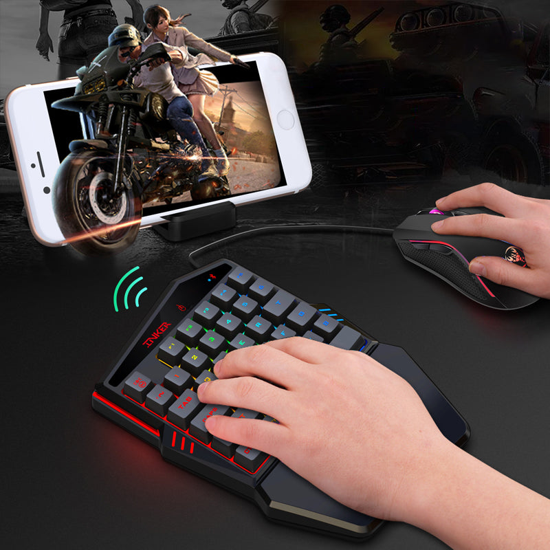 Mobile Game Bluetooth Keyboard Mouse Set