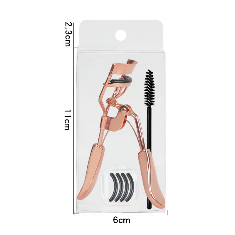 Eyelash curler with brush