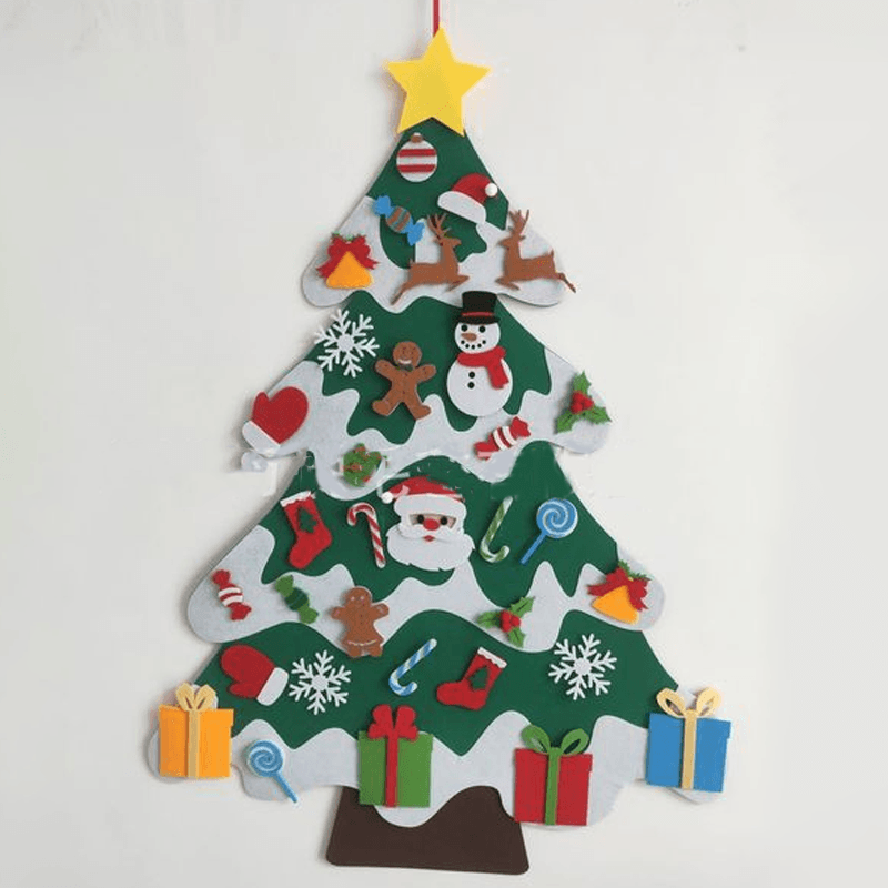 NEW UPGRADED DIY Felt Christmas Tree, A Great Gift For Kids