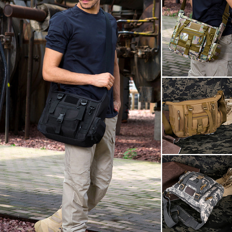 Waterproof Tactical Military Multi-Pocket Crossbody Bag