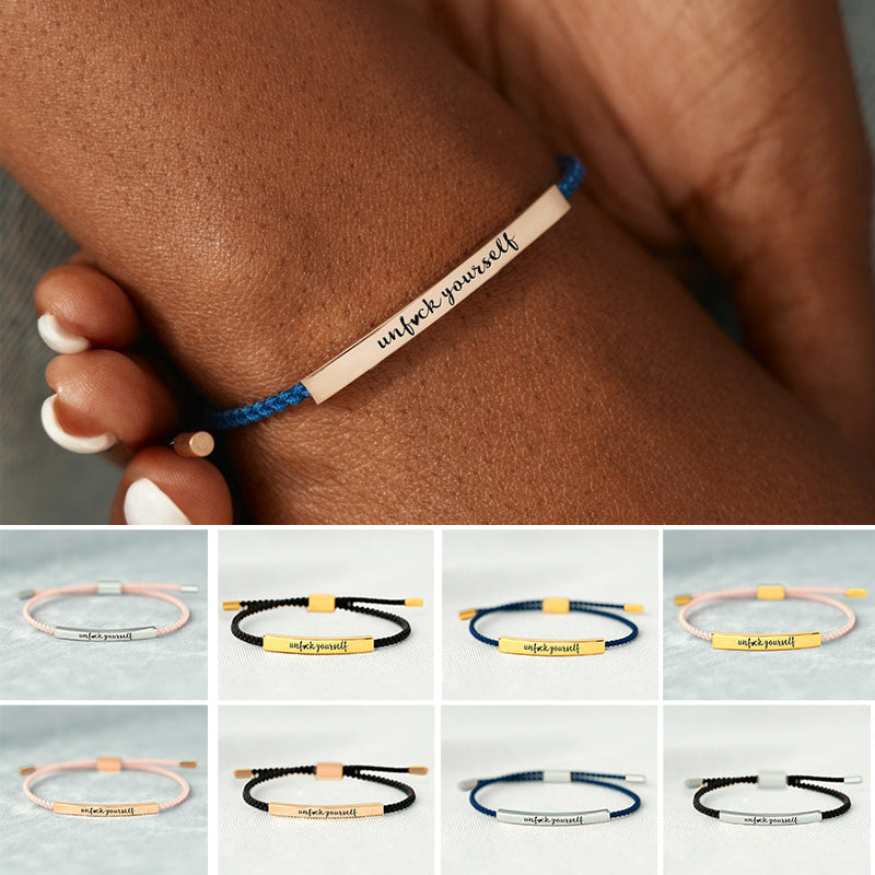 UNF♥CK Yourself Tube Bracelet