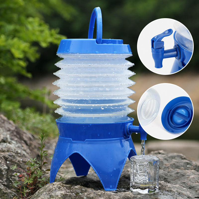 Collapsible Water Container with Spigot