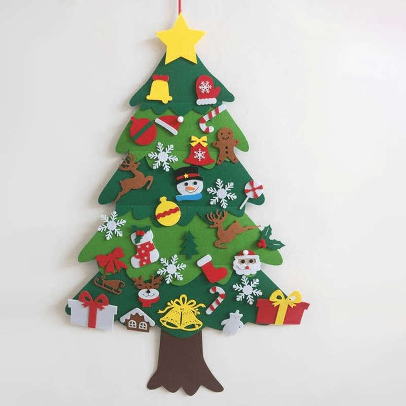 NEW UPGRADED DIY Felt Christmas Tree, A Great Gift For Kids