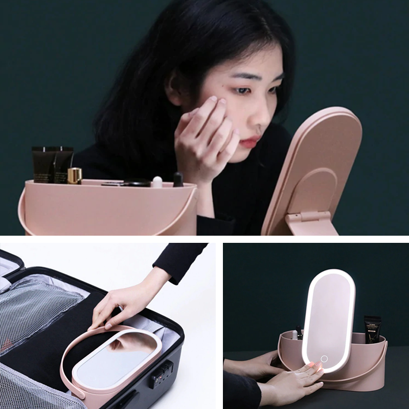 LED Smart Makeup Organizer