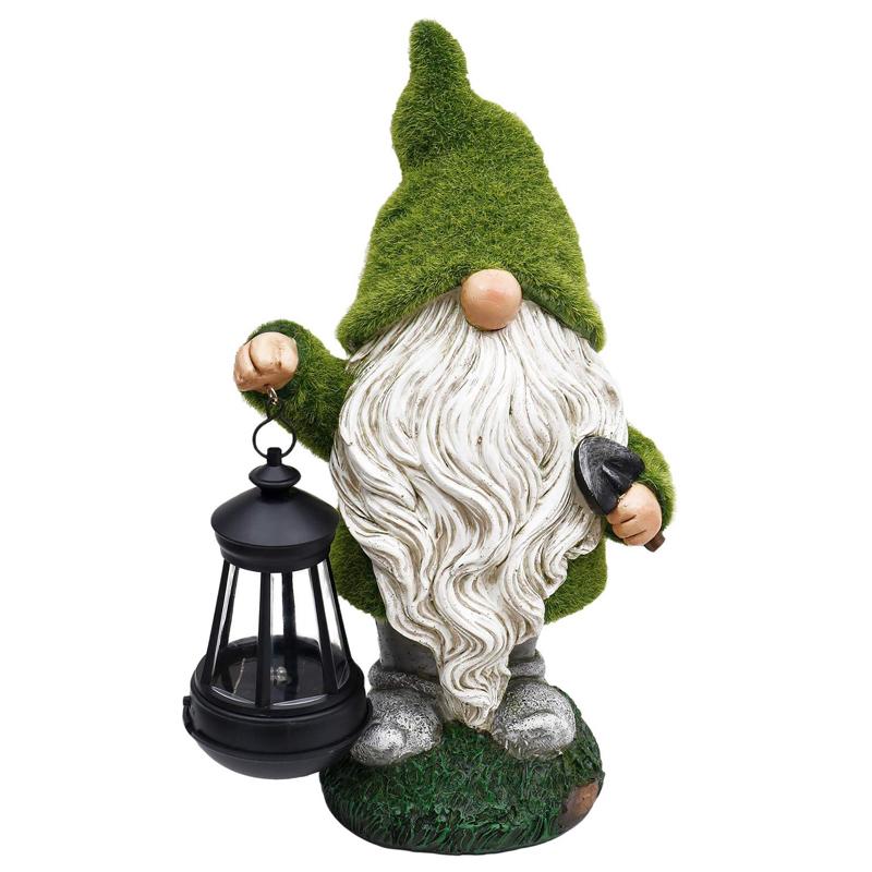 Solar Garden Gnome Statue – Lantern