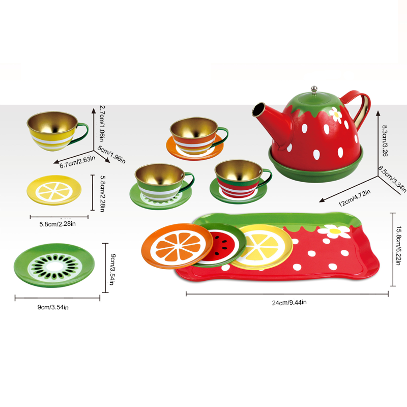 Tea Party Set, Children Pretend Play Toy